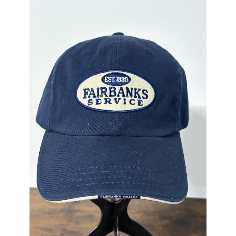 FAIRBANKS SCALES Men's Cap Navy Blue Alaska Shipping Hat Baseball Cap Strapback